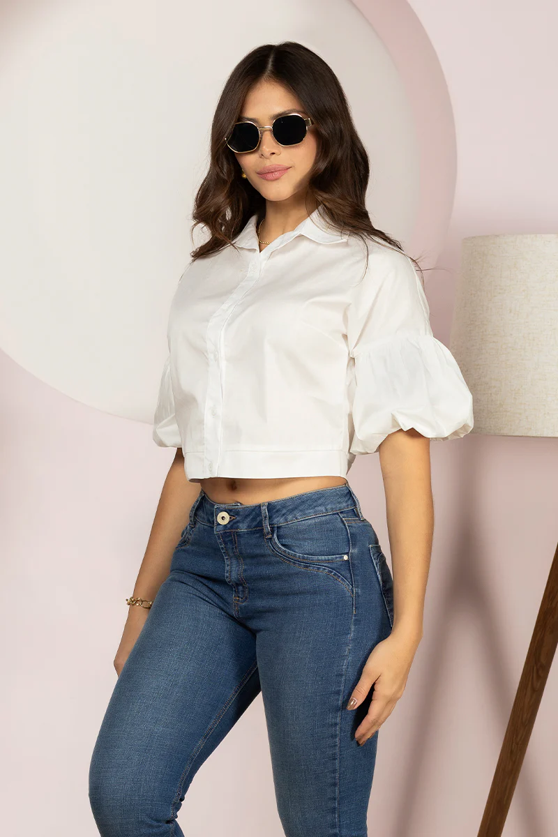 Blusa Manga Corta Bombacha Marca Trucco´s - Image 2