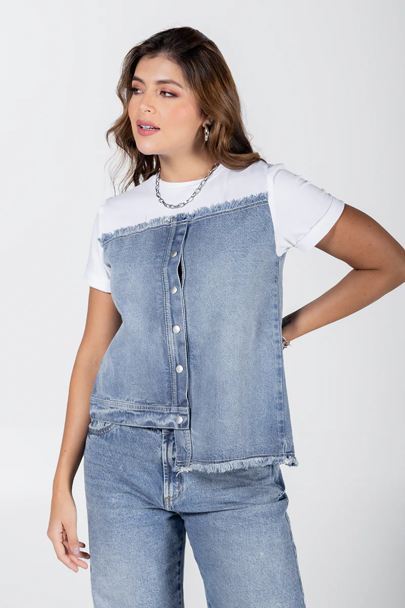 Blusa Manga Corta Marca Trucco´s