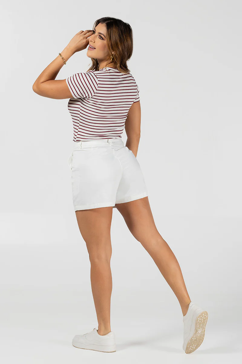 Blusa Manga Corta Con Rayas Marca Trucco´s - Image 7