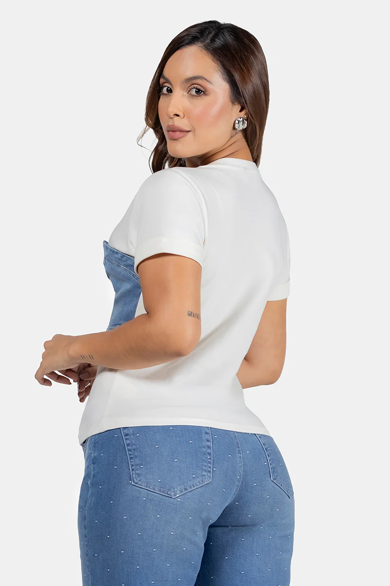 Blusa Manga Corta Marca Trucco's - Image 7