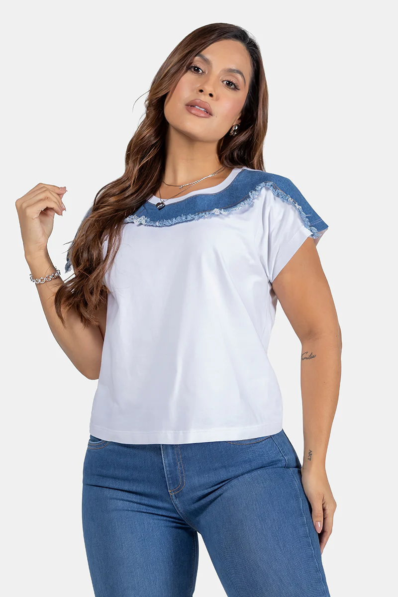 Blusa Manga Corta Marca Trucco's