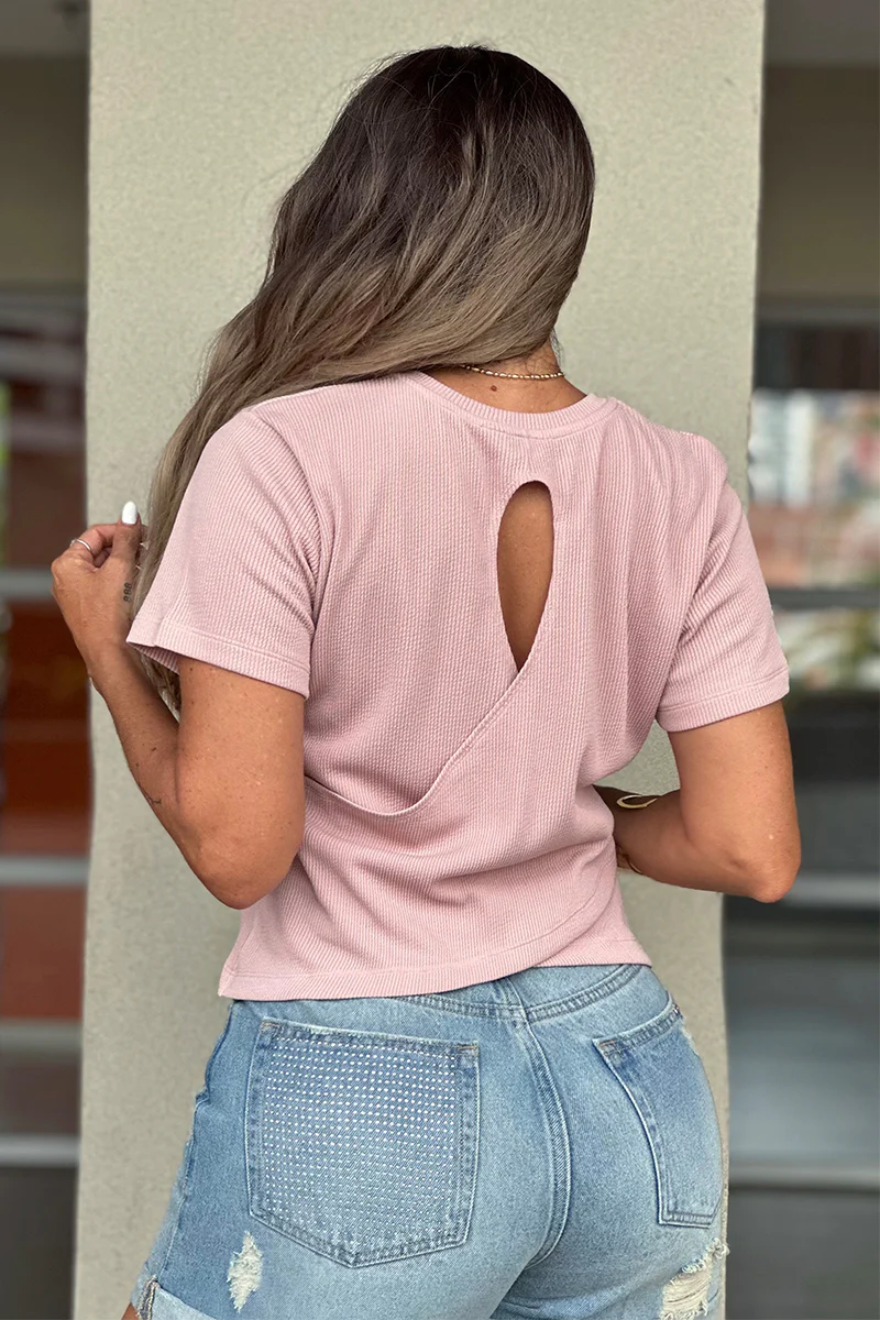Blusa Manga Corta en Poliester y Elastano Marca Trucco's - Image 11