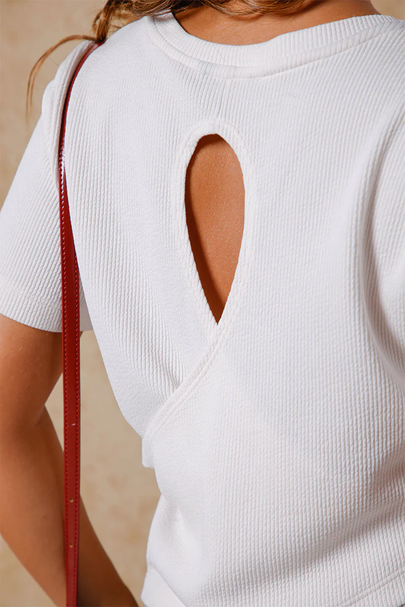 Blusa Manga Corta en Poliester y Elastano Marca Trucco's - Image 5