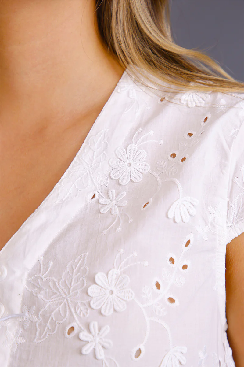 Blusa Manga Corta en Algodón Marca Trucco's - Image 8