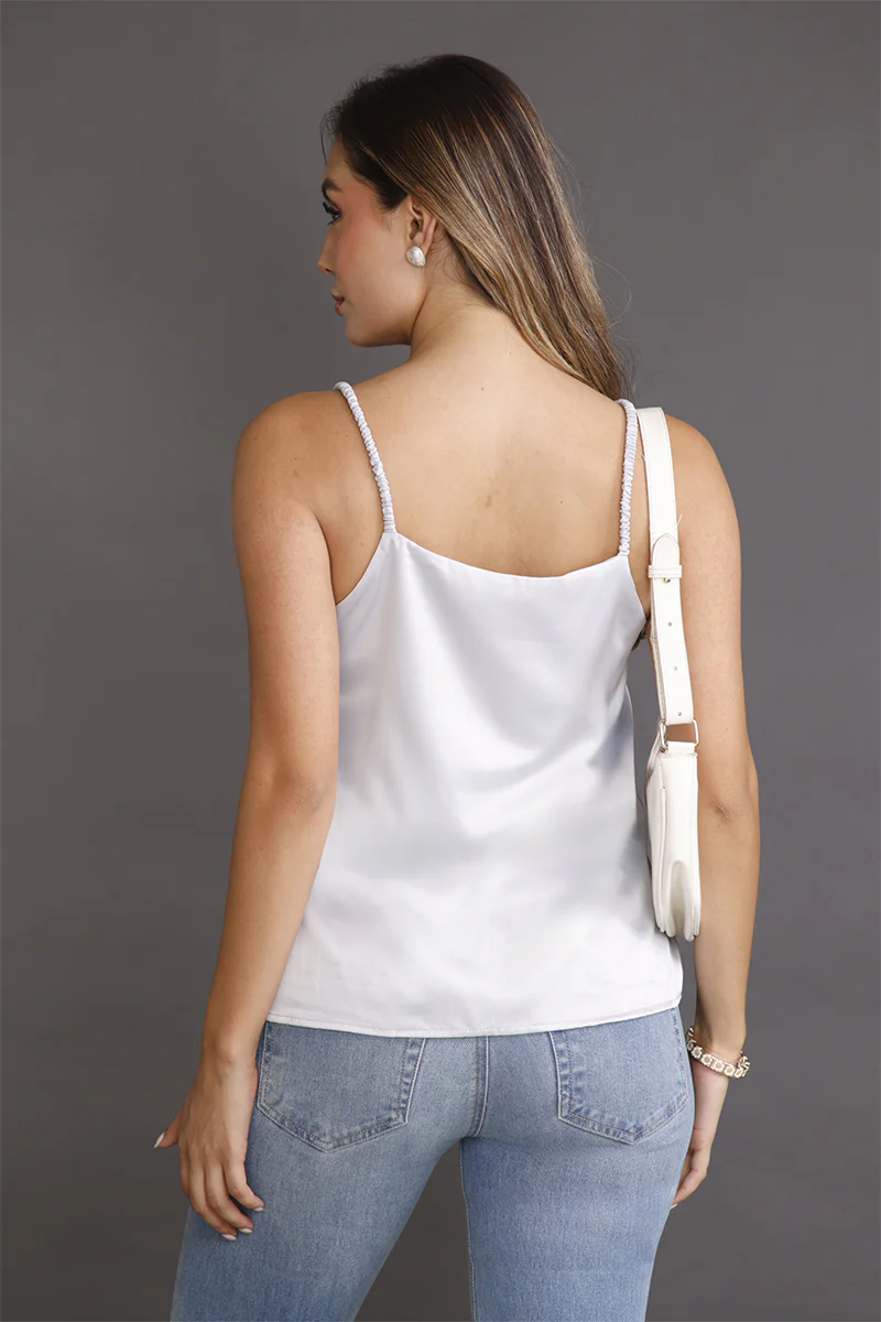 Blusa Tiras en Poliester y Elastano Marca Trucco's - Image 4