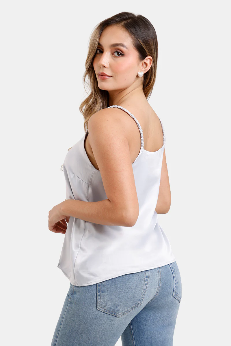Blusa Tiras en Poliester y Elastano Marca Trucco's - Image 9