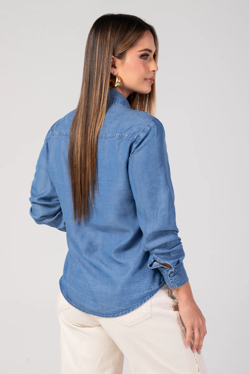 Camisa Manga Larga en Tencel Marca Trucco´s - Image 6
