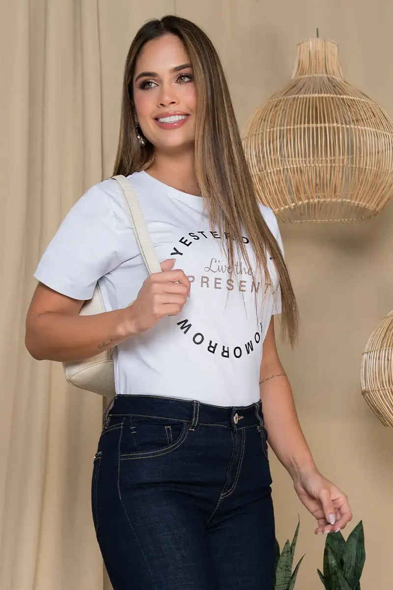 Camiseta Básica Estampada Marca trucco´s