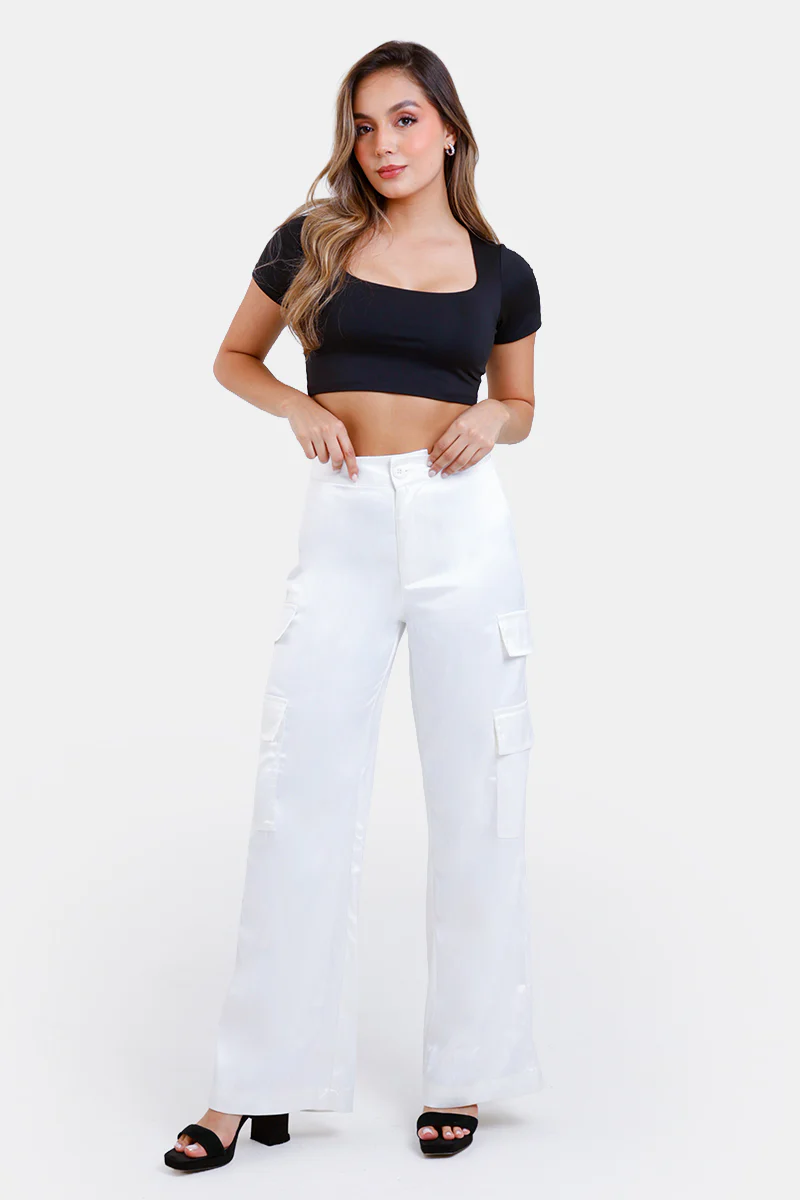 Pantalón Cargo en Poliester y Elastano Marca Trucco's - Image 6