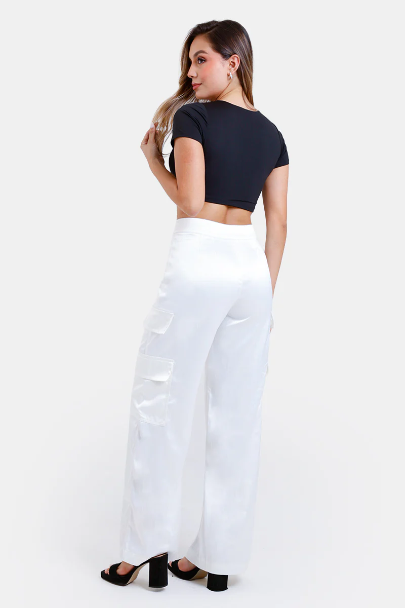 Pantalón Cargo en Poliester y Elastano Marca Trucco's - Image 7