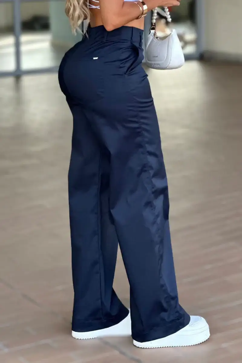 Pantalón Cargo Tiro Alto Costura Irregular Marca Trucco´s - Image 13