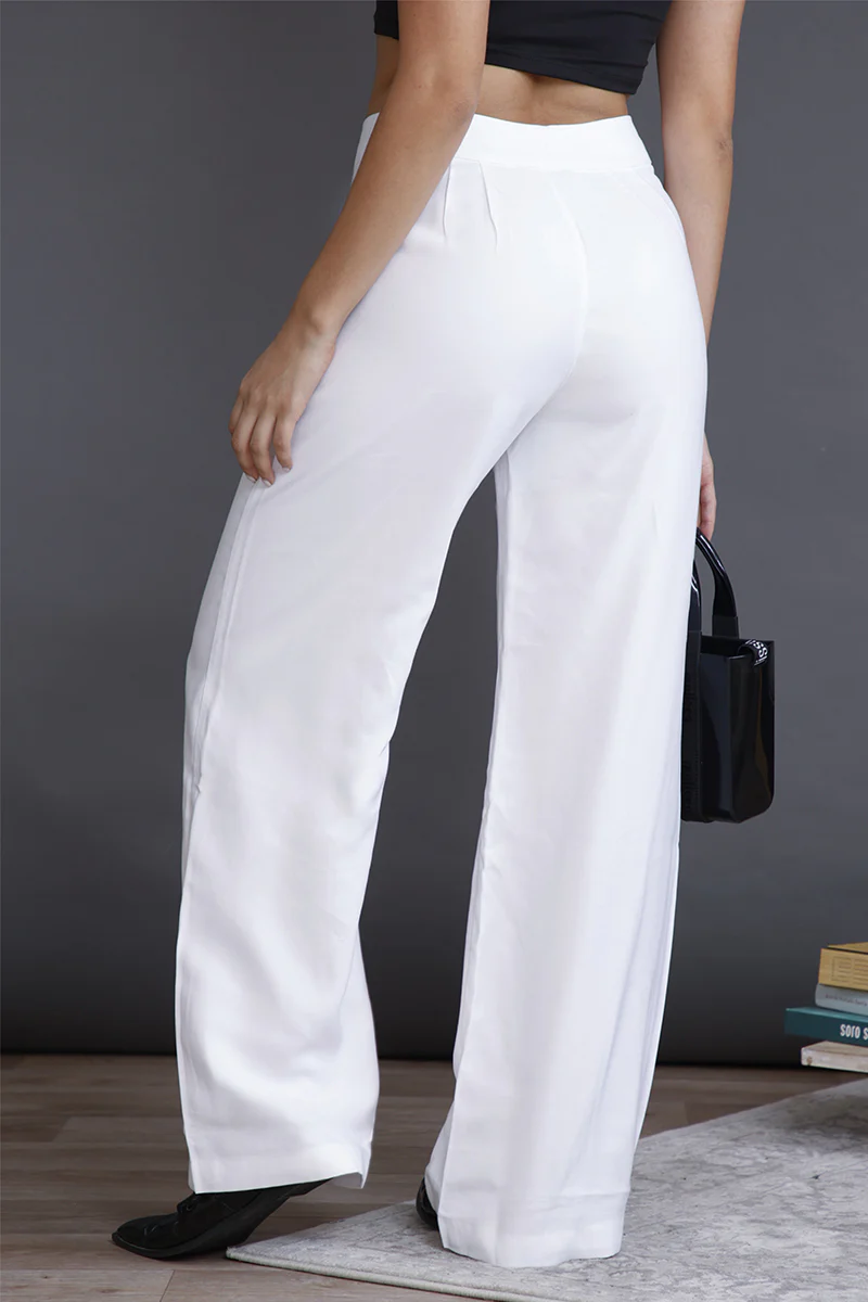 Pantalón Bota Recta en Rayon y Poliester Marca Trucco's - Image 5