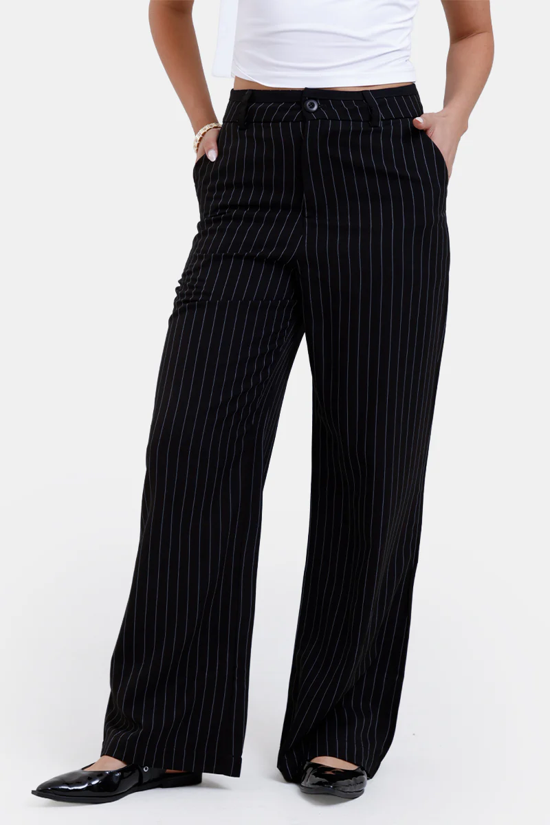Pantalón Bota Recta en Rayon, Nailon y Poliester Marca Trucco's