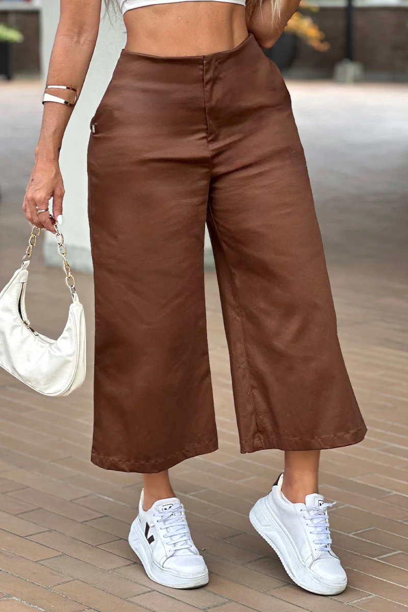 Pantalón Palazzo en Algodón y Elastano Marca Trucco's - Image 10