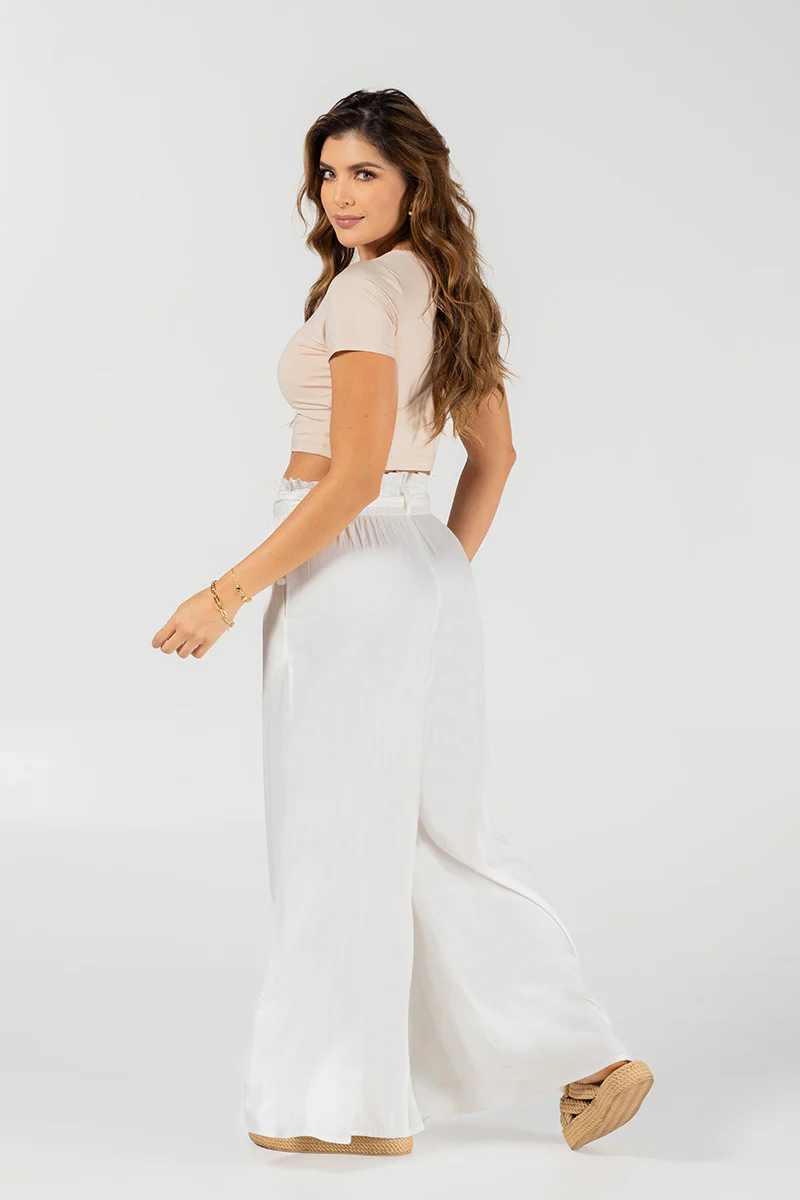 Pantalón Palazzo Fluido de Tiro Alto Marca Trucco´s - Image 7