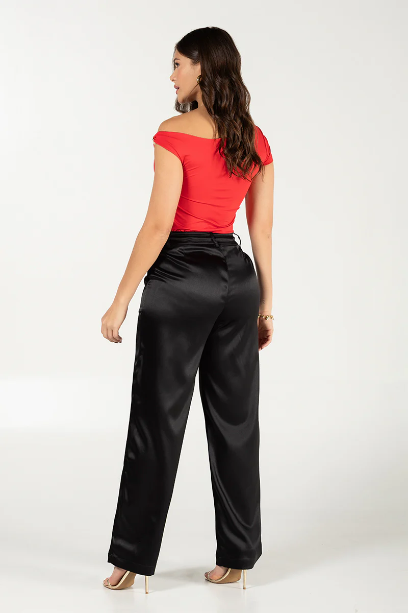 Pantalón Wide Leg en lino premium, cintura alta y caída fluida Marca Trucco´s - Image 6