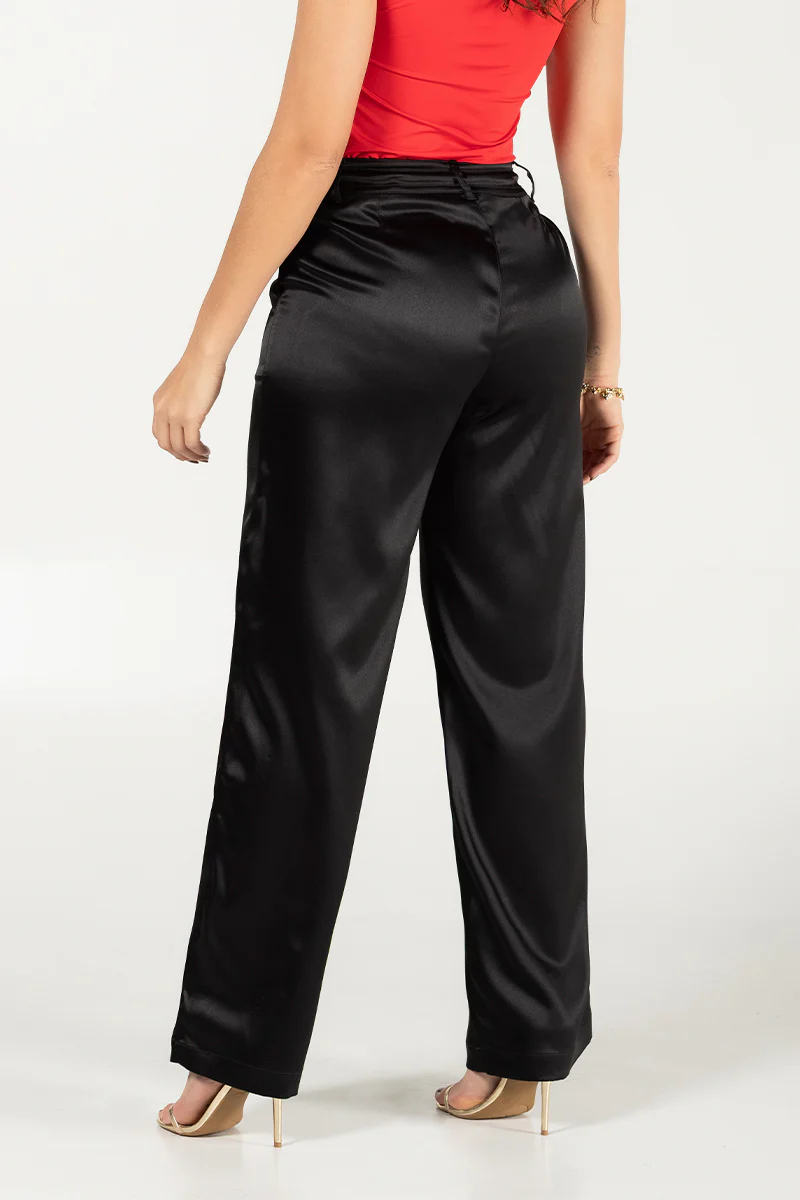 Pantalón Wide Leg en lino premium, cintura alta y caída fluida Marca Trucco´s - Image 9