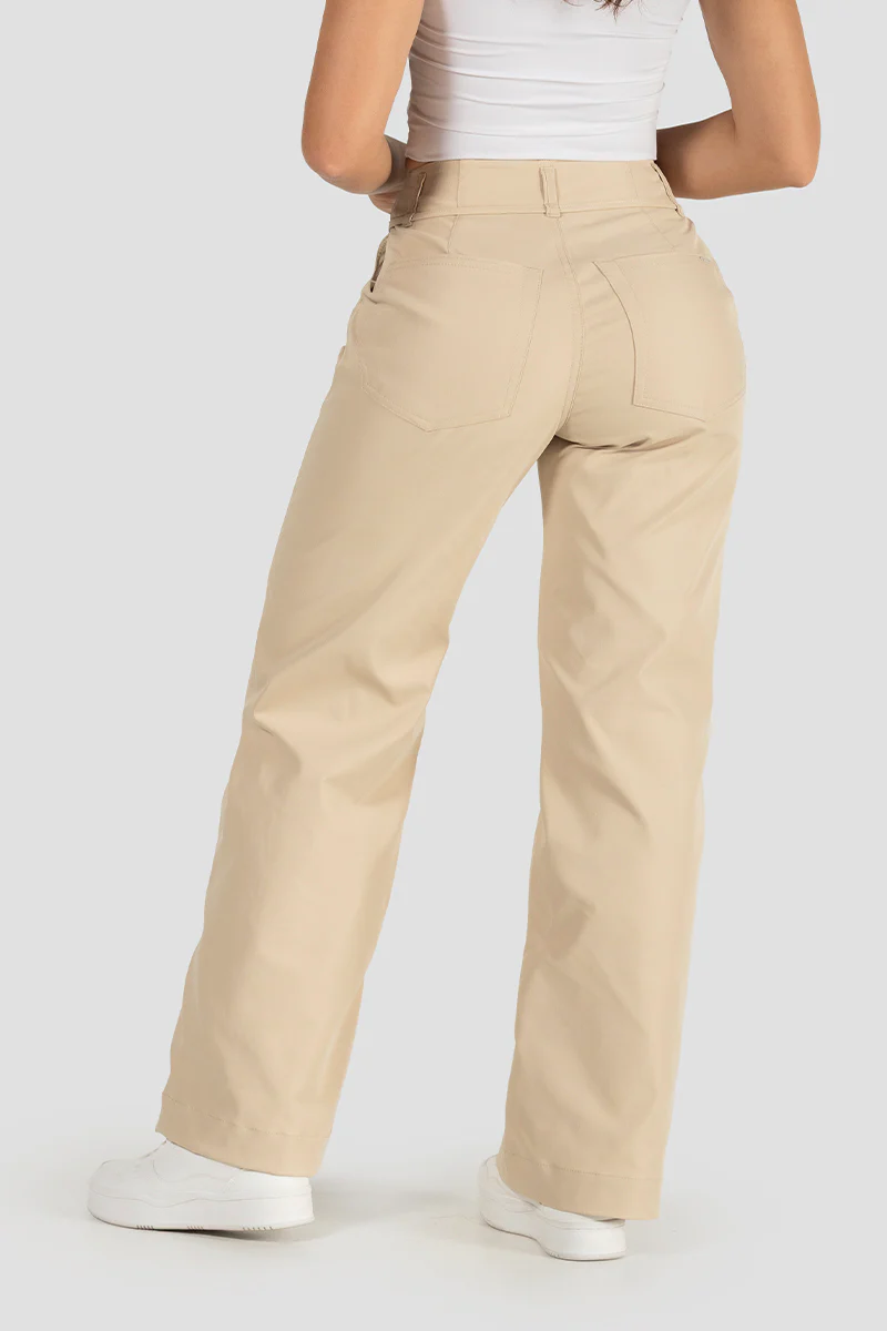 Pantalón Wide Leg de Corte Alto y Caída Fluida, Versátil para Día y Noche Marca Trucco´s - Image 5