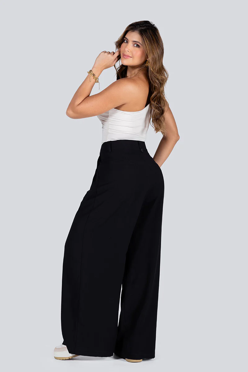 Pantalón Wide Leg de Talle Alto  Marca Trucco´s - REVISAR - Image 5