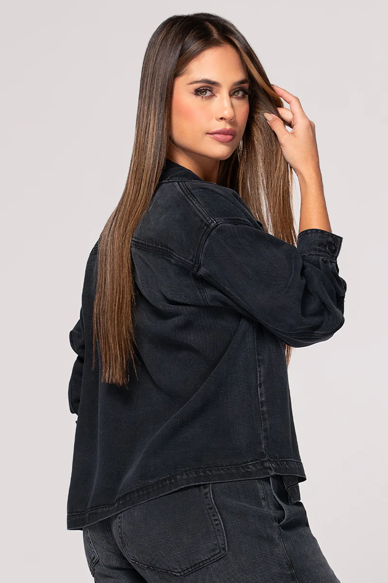Set 2 Piezas Denim Color Negro Marca Trucco´s - Image 3