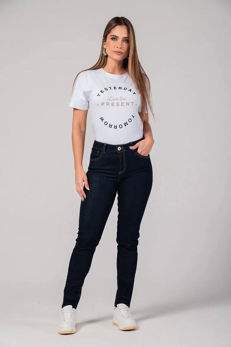 Jean Skinny Tiro Alto Marca Trucco´s