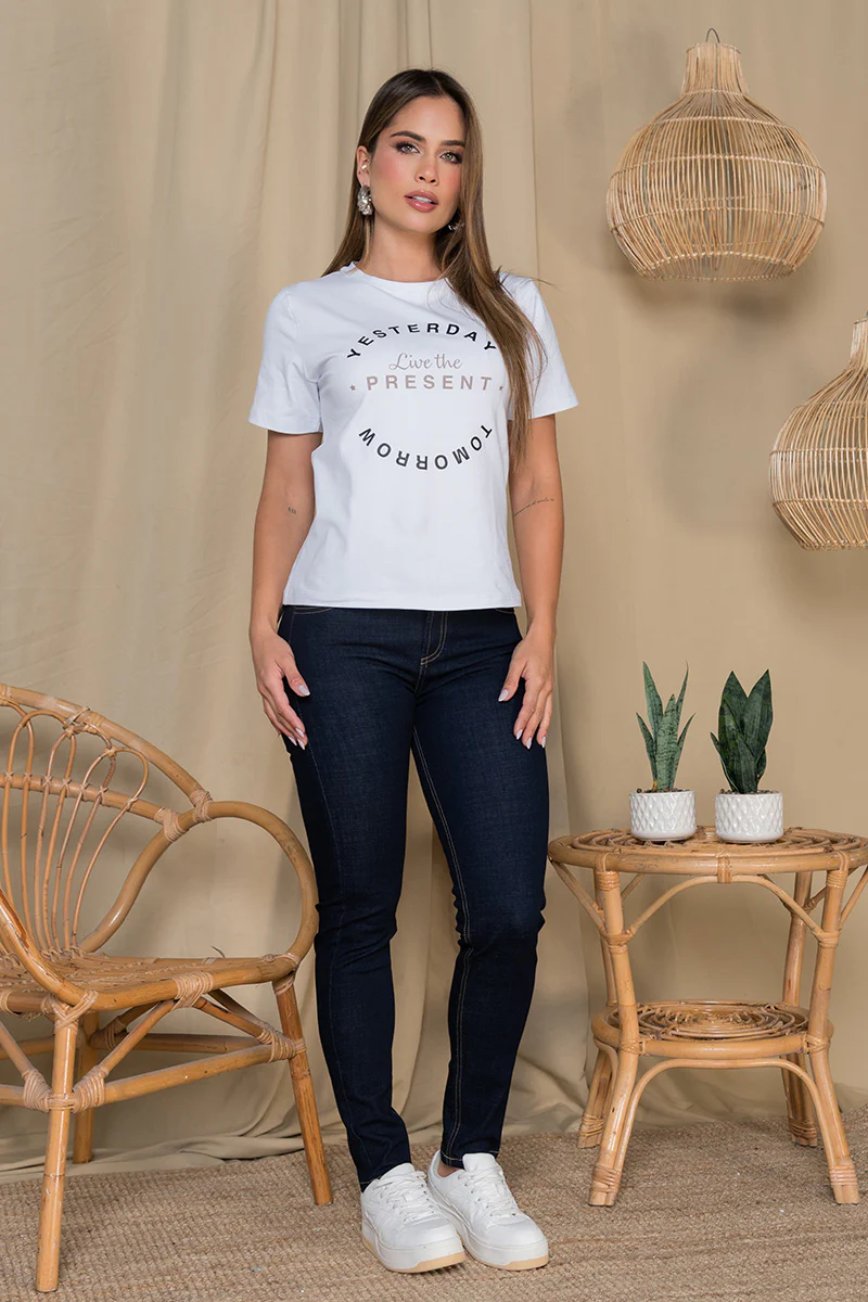 Jean Skinny Tiro Alto Marca Trucco´s - Image 2