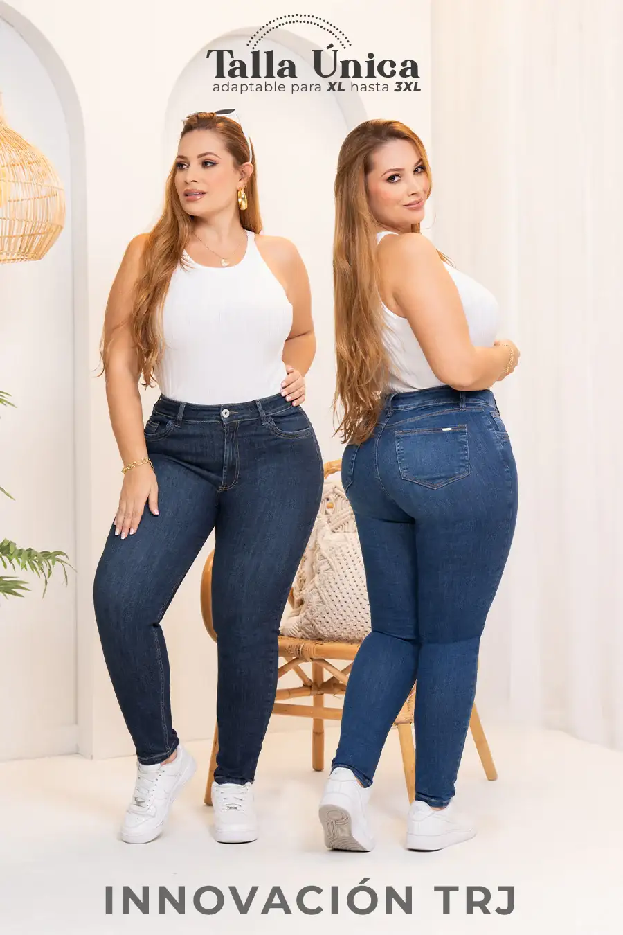 Jean Skinny Talla Única Plus Size Exclusivo Marca Trucco´s - Image 3