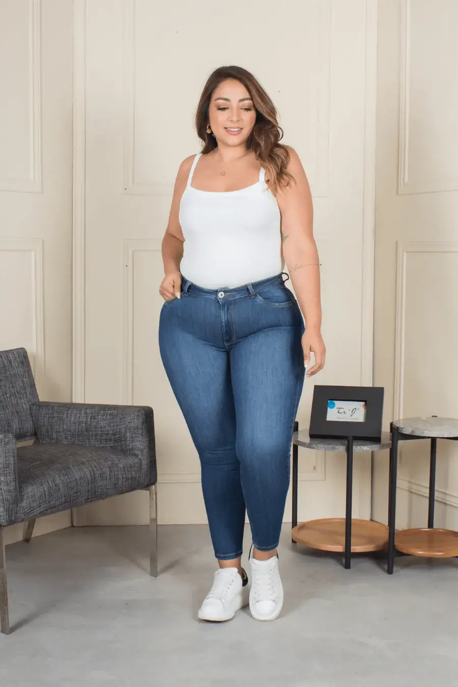 Jean Skinny Talla Única Plus Size Exclusivo Marca Trucco´s - Image 6