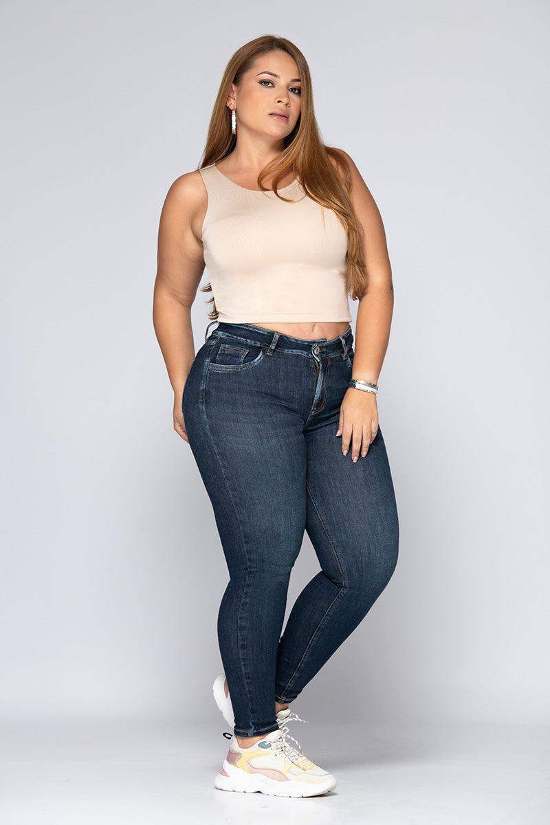 Jean Skinny Tiro Alto Talla única Exclusivo Marca Trucco´s - Image 4