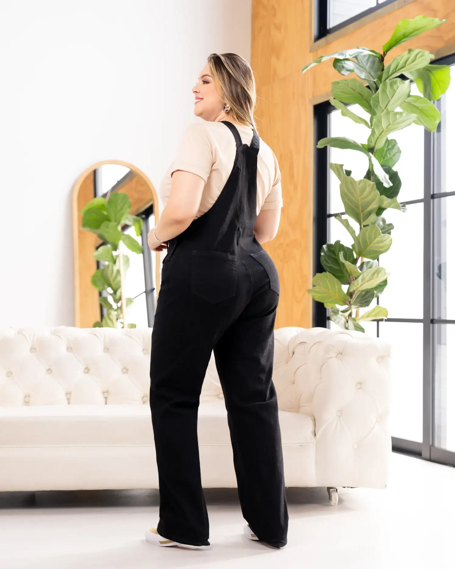 Overol Oversize Bota Recta Marca Trucco´s Plus Size - Image 2