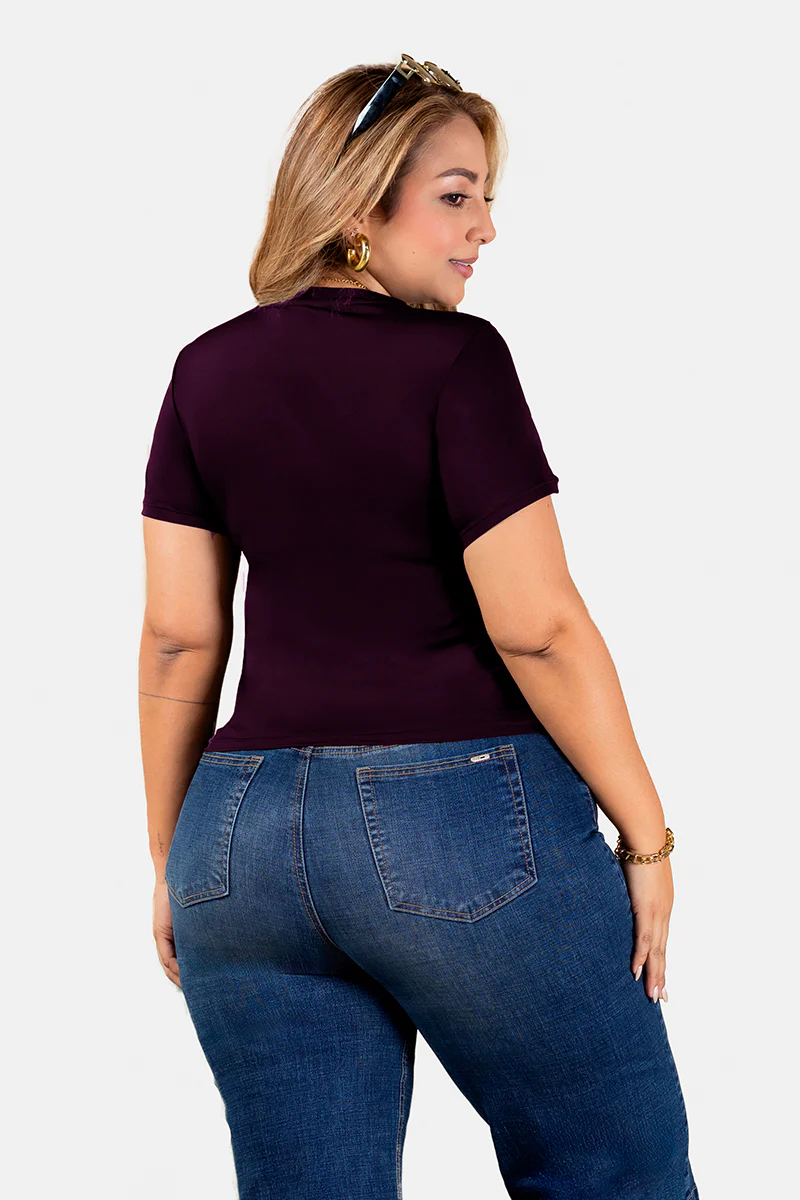 Blusa Manga Corta Marca Trucco's Plus Size - Image 13