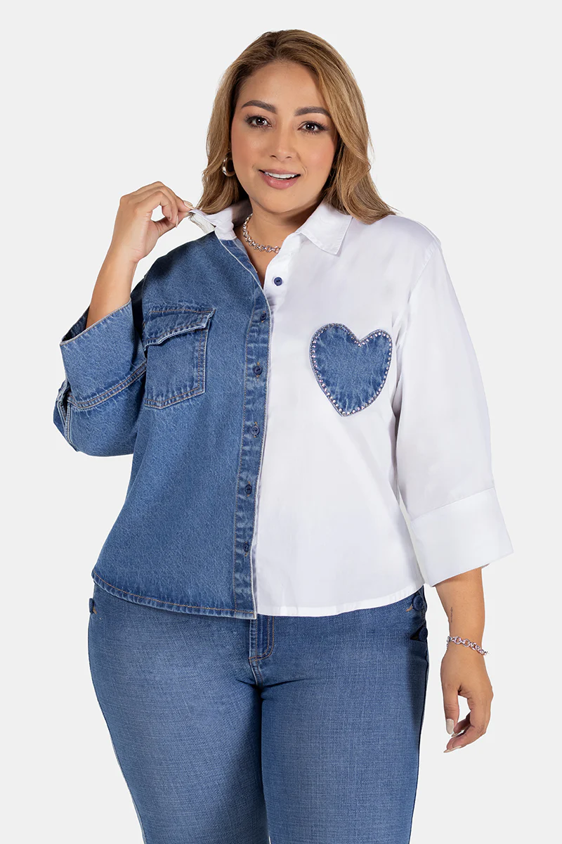 Camisa Manga Larga Marca Trucco's Plus Size