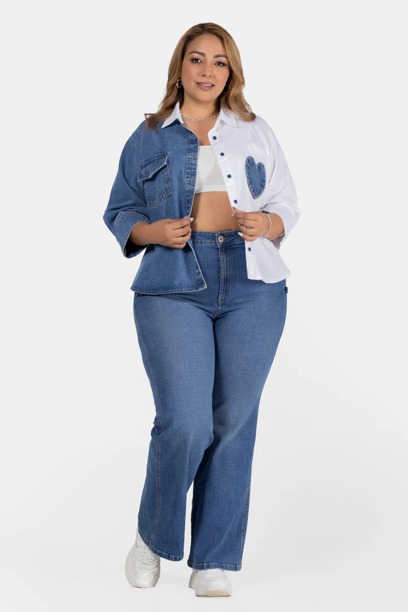 Camisa Manga Larga Marca Trucco's Plus Size - Image 7