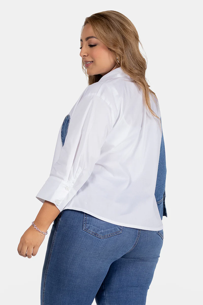 Camisa Manga Larga Marca Trucco's Plus Size - Image 9