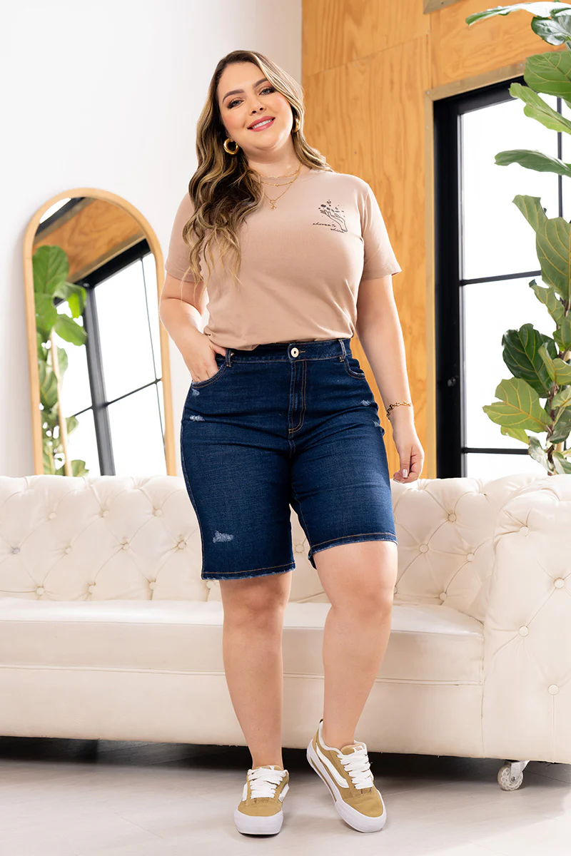 Camiseta Básica con Estampado Punto Corazón Marca Trucco´s Plus Size - Image 20