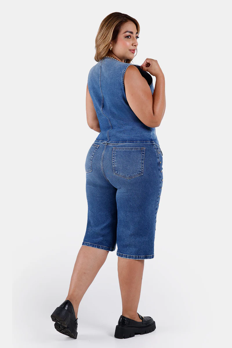 Chaleco Plus Size en Algodón, Poliester y Elastano Marca Trucco's Plus Size - Image 7