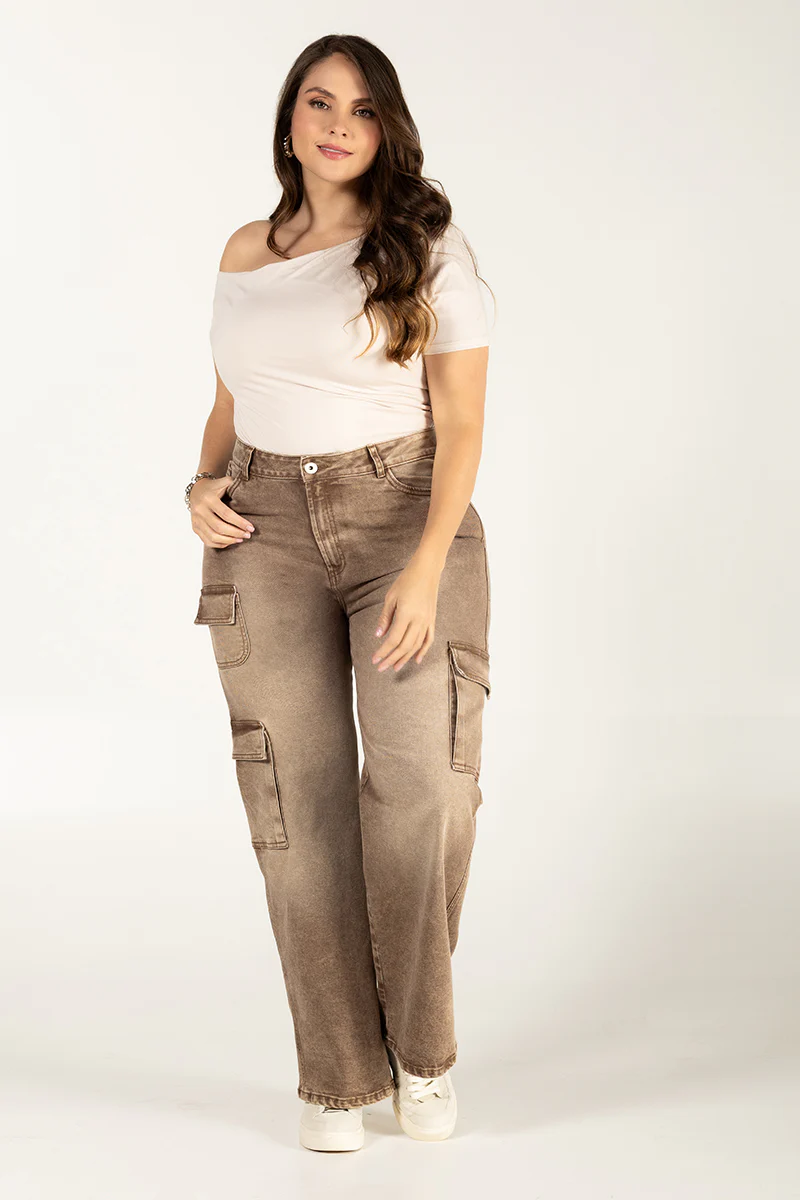 Jean Cargo Slim Fit Bolsillos Multifuncionales  Marca Trucco´s - Image 5