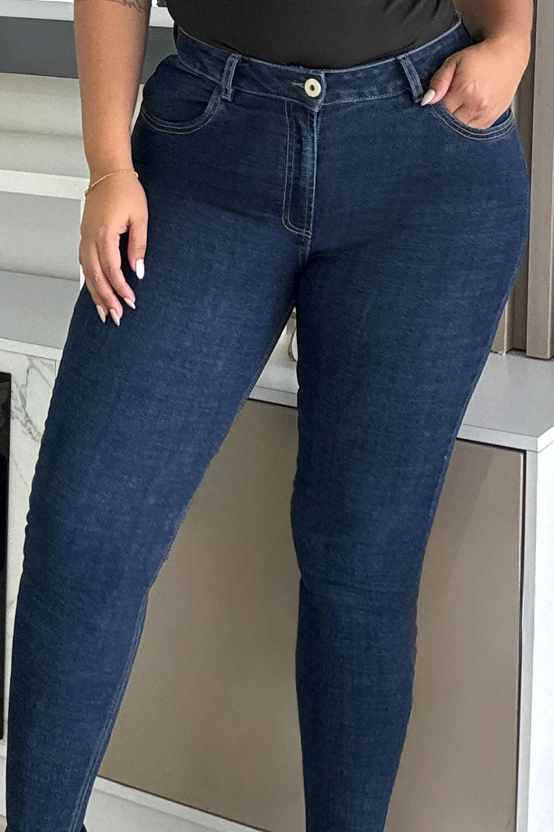 Jean Skinny Bolsillos Discretos Marca Trucco´s Plus Size - Image 2
