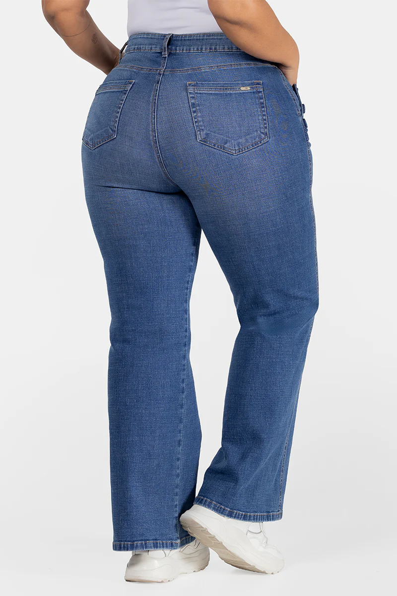 Jean Wide Leg Marca Trucco's Plus Size - Image 6