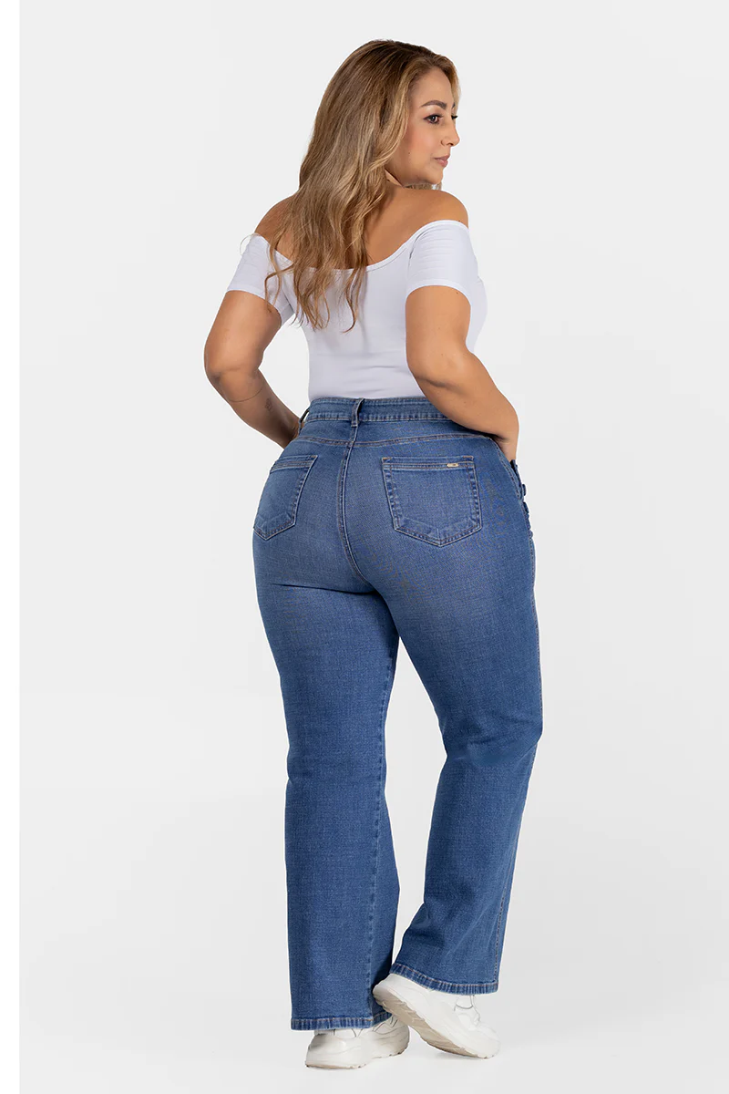 Jean Wide Leg Marca Trucco's Plus Size - Image 9