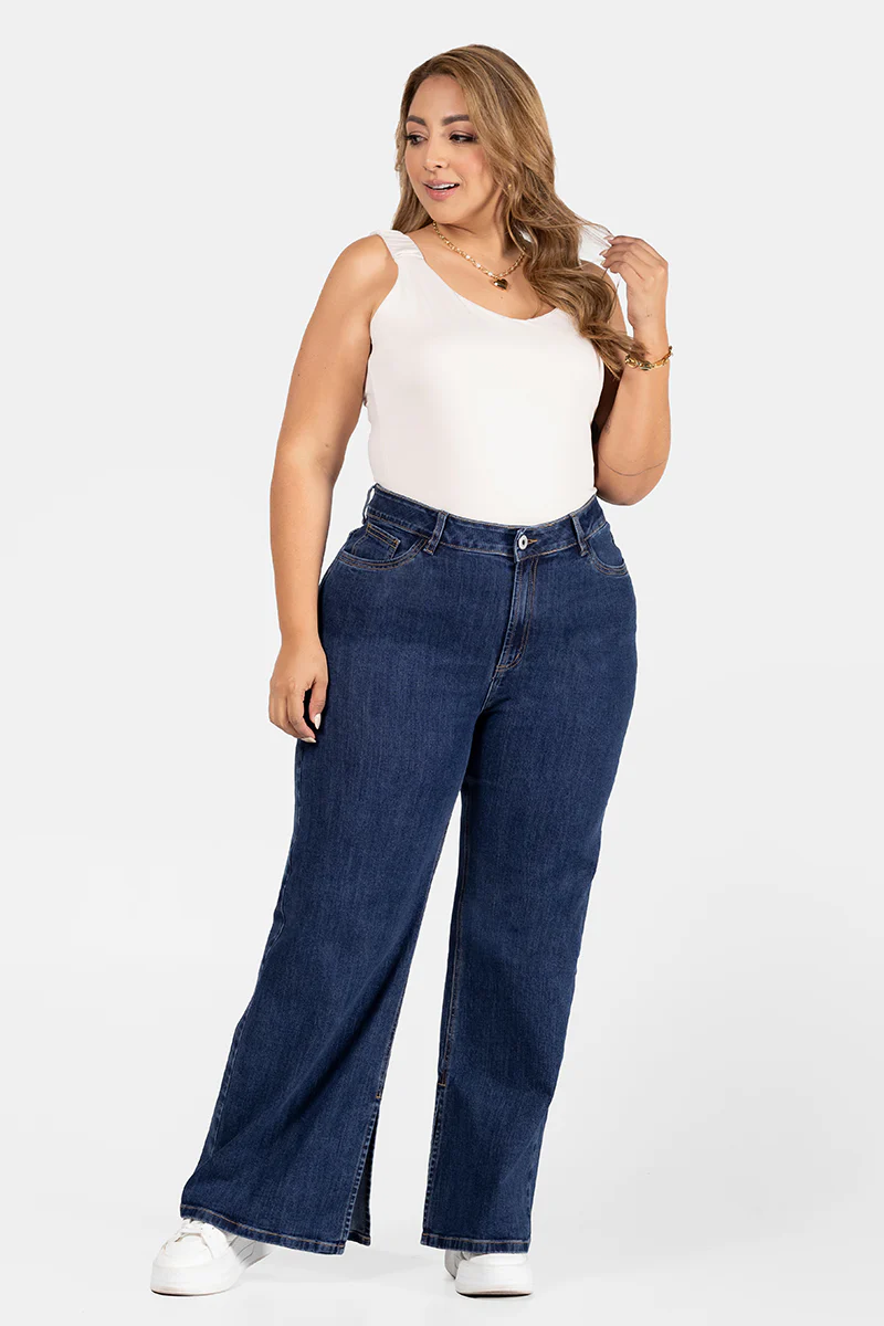 Jean Wide Leg Marca Trucco's Plus Size - Image 8