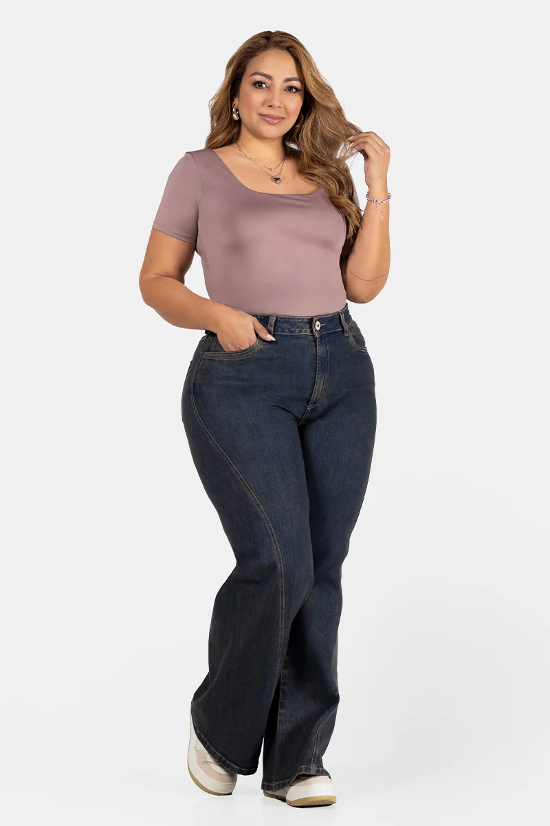 Jean Wide Leg Marca Trucco's Plus Size - Image 7