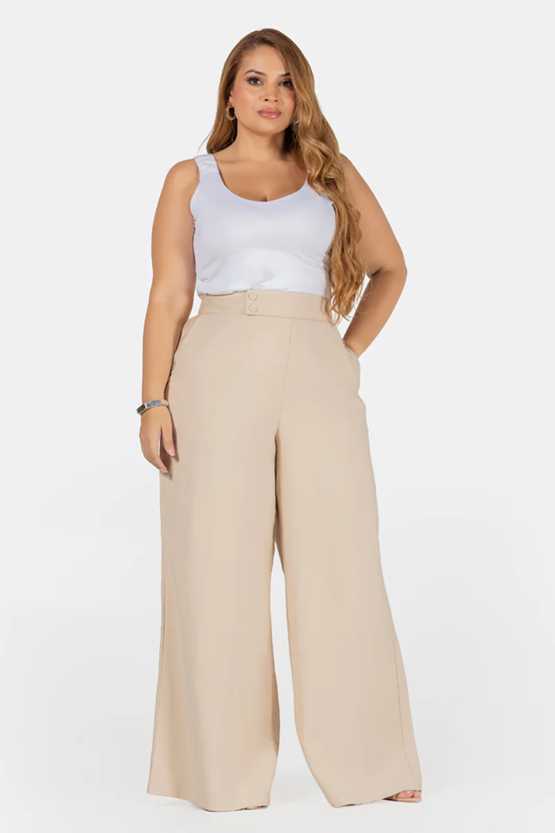 Pantalón Palazzo Marca Trucco´s Plus Size - Image 7