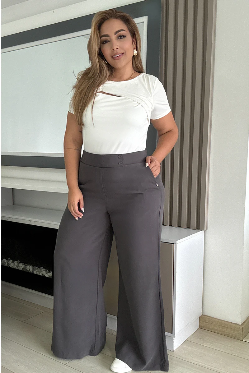 Pantalón Palazzo Marca Trucco´s Plus Size - Image 9