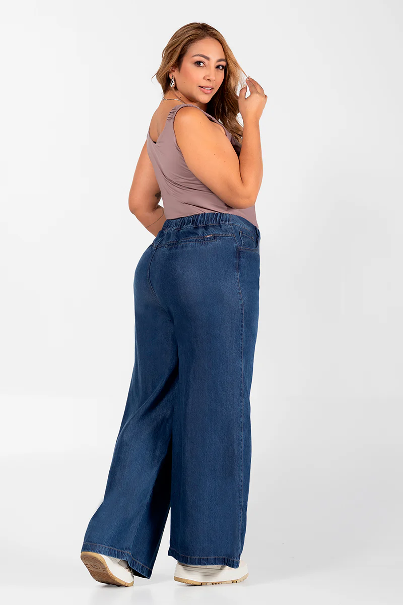 Pantalón Wide Leg Plus Size Marca Trucco's - Image 4