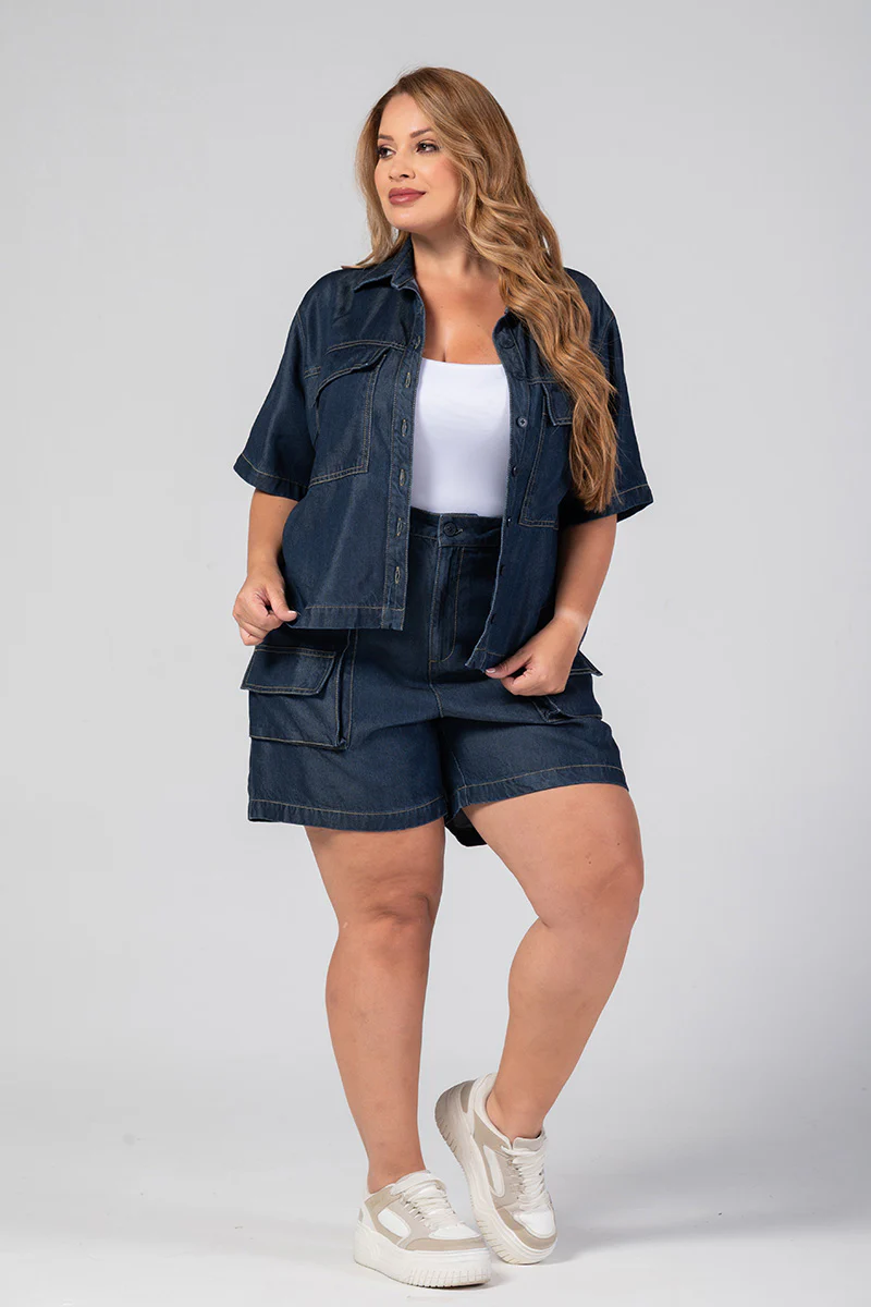 Set Short 2 Piezas Minimalista Marca Trucco´s Plus Size - Image 8