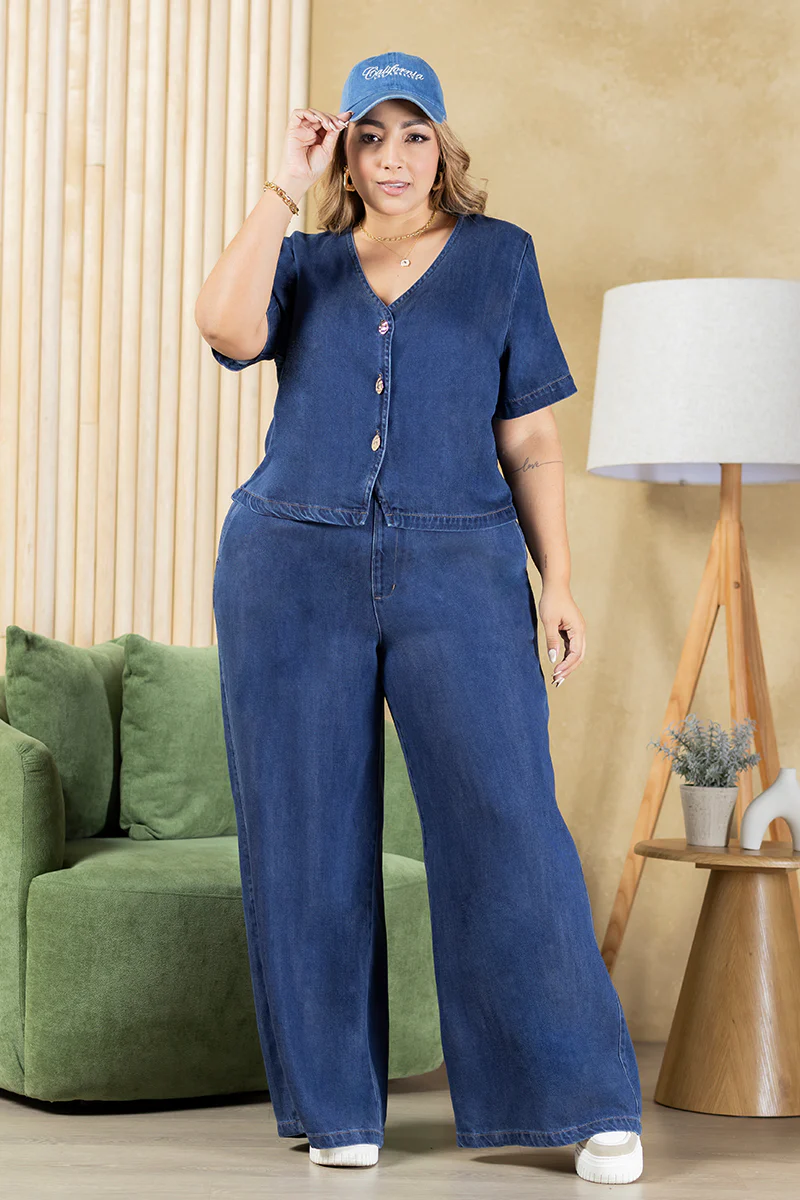Set Pantalon 2 Piezas Marca Trucco's Plus Size