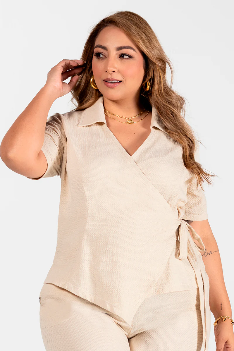 Set Pantalon 2 Piezas Marca Trucco's Plus Size