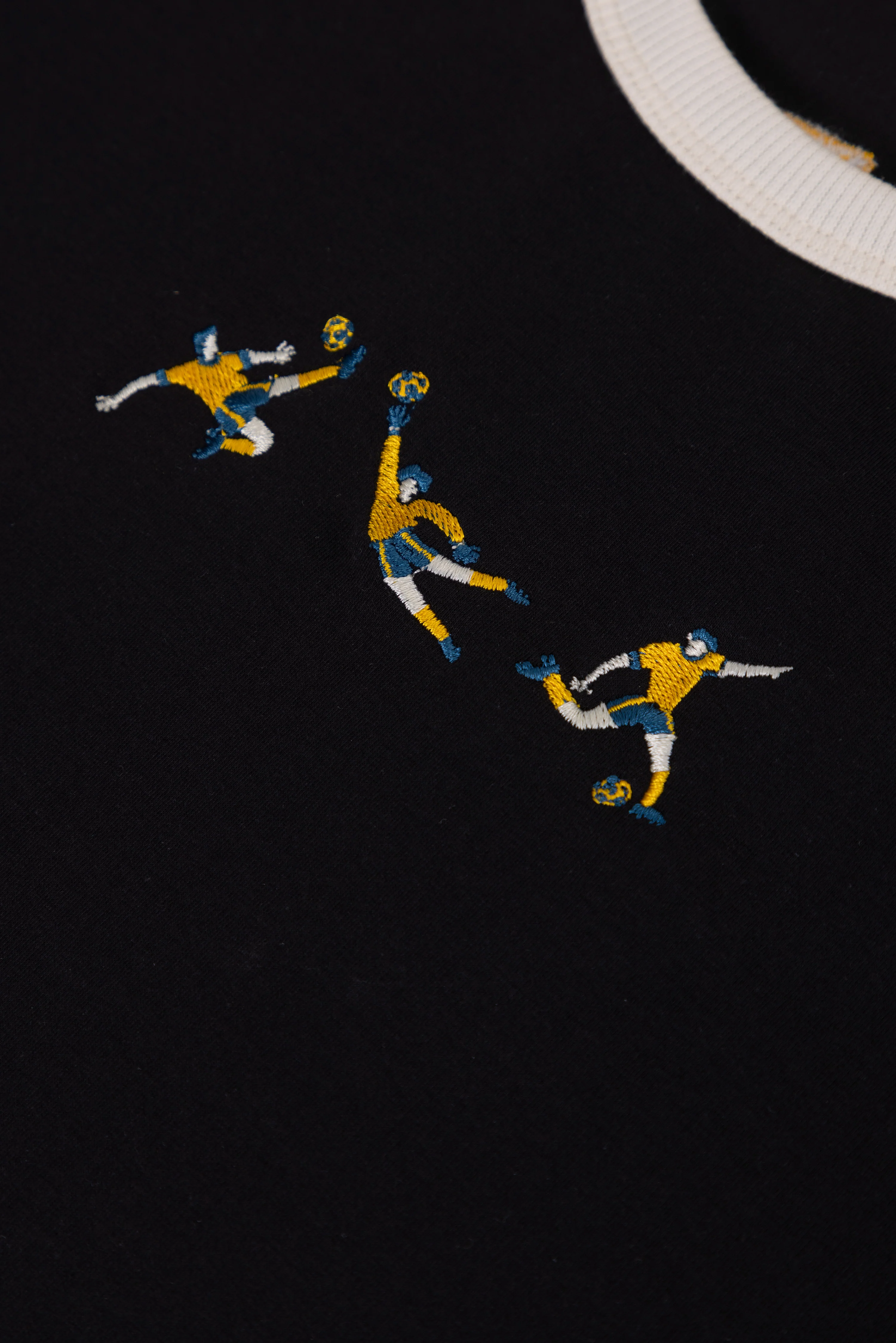 Gol Ringer Tee Negro X Rappaz - Image 3