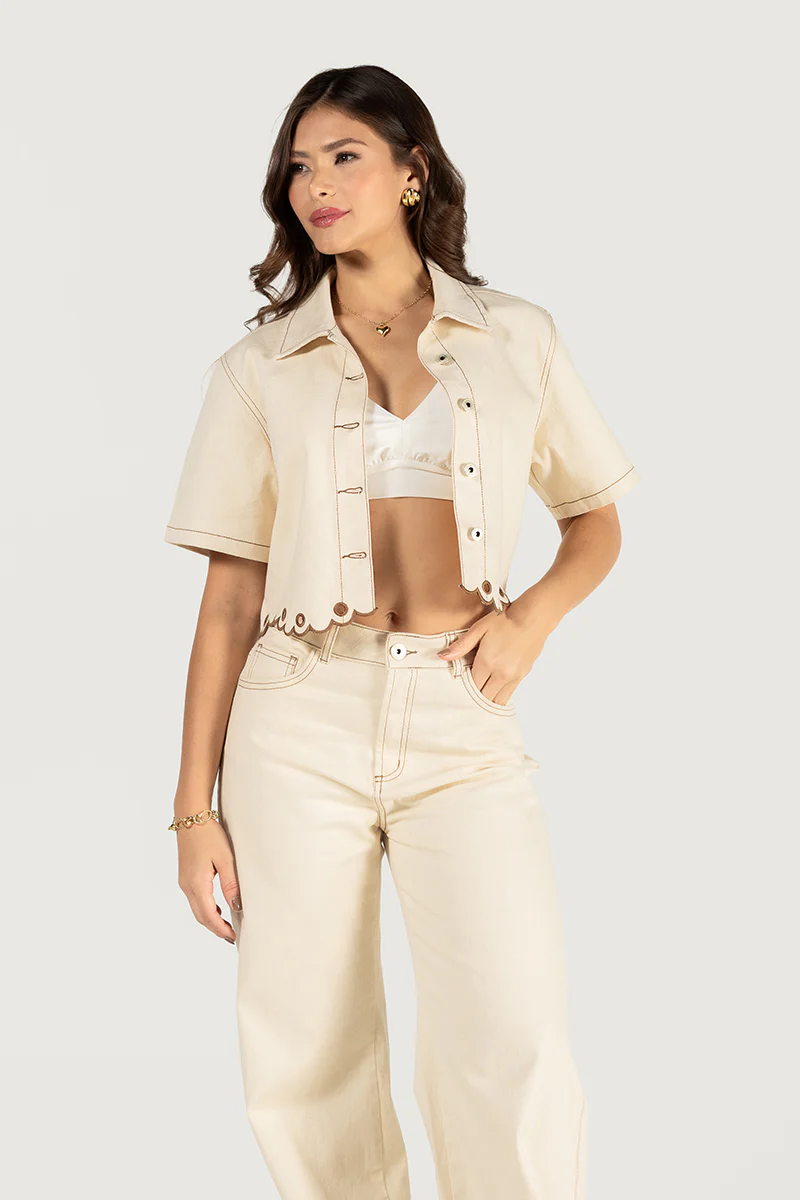 Chaqueta Manga Corta Estilo Casual y Versátil Marca Trucco´s